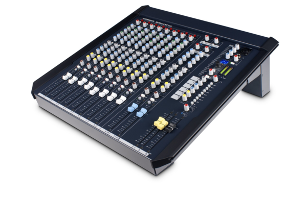 8 MIC LINE + 2 STEREO RACK MOUNT MIXER, 6 AUX SENDS, 4 BAND EQ WITH DUAL SWEPT MIDS, DUAL FX ENGINES